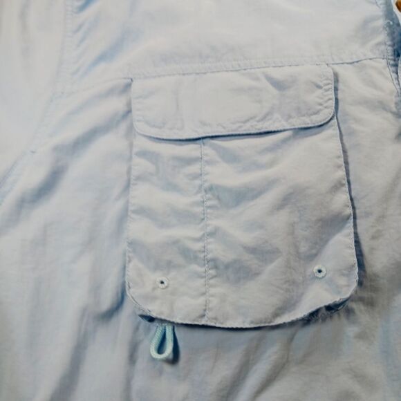 Bimini Bay Outfitters Casual Button Down Shirt Angler Vented  Men's XXL Blue - Picture 8 of 11